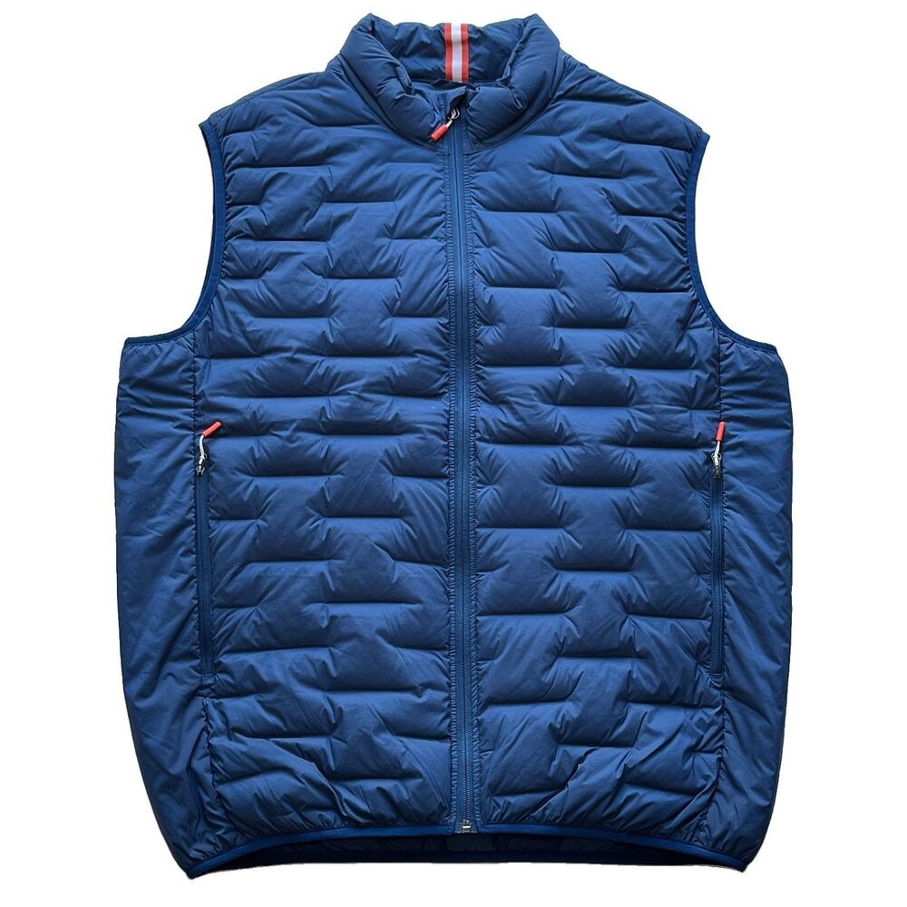 Swims Vest Mens Lofoten Seamless Down Full Zip Quilted Puffer Gilet Lightweight
